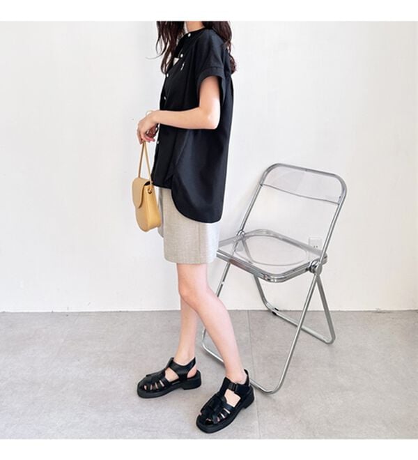 GeeRA（ジーラ）の「【ＵＳ．ＰＯＬＯ．ＡＳＳＮ】フレンチスリーブシャツ（シャツ）」｜詳細画像