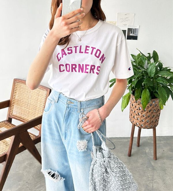 GeeRA（ジーラ）の「【ｃｈａｍｐｉｏｎ】ロゴＴシャツ（Tシャツ）」｜詳細画像