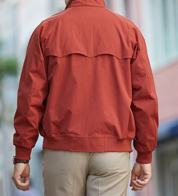 「＜ゴールデンベア＞裏フリース暖かスイングトップ（メンズブルゾン）」｜詳細画像