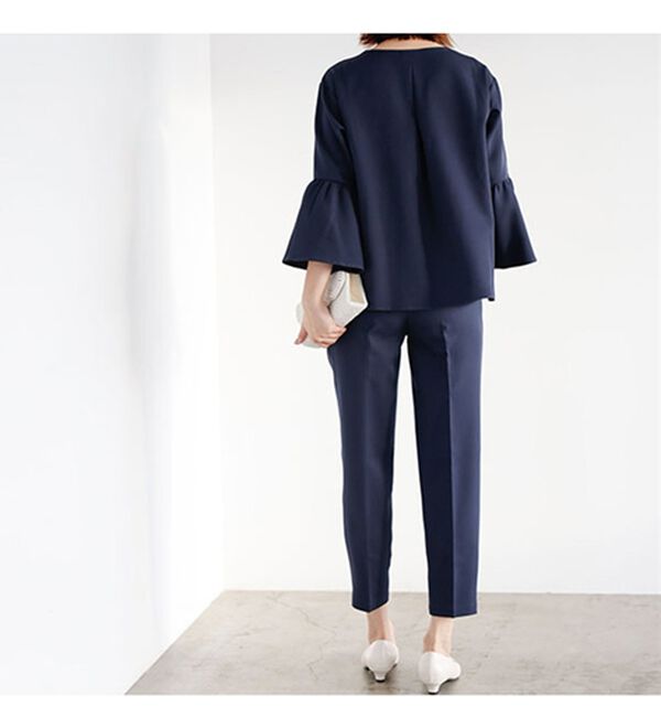 GeeRA（ジーラ）の「パールデザインセットアップ（パンツスーツ）」｜詳細画像