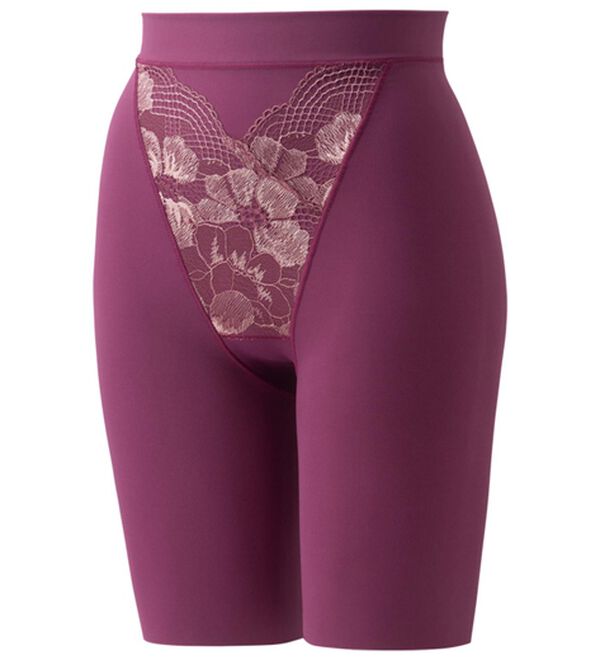 LAVIENNE（ラヴィエンヌ）の「心地よく整える大人のロングショーツガードル（ショーツ）」｜ワイン