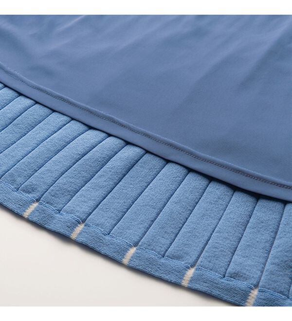 VINNO（ヴィノ）の「カーデ&times;プリーツニットワンピースセット（アンサンブル）」｜詳細画像