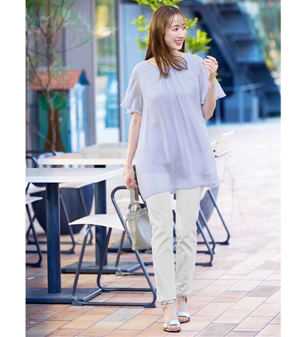 alotta（アロッタ）の「美脚ストレッチスキニーデニムパンツ（フルレングスパンツ）」｜詳細画像