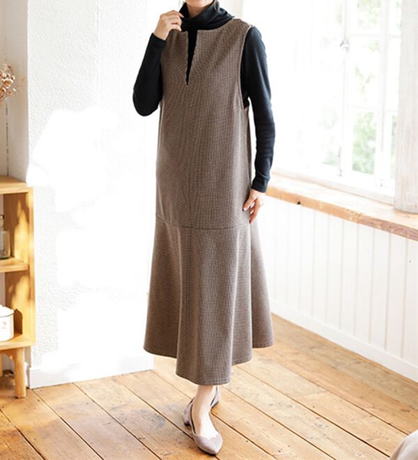 LAVIENNE（ラヴィエンヌ）の「超・暖　吸湿発熱　素肌よろこぶ綿１００％あったかインナー　タートルネックインナー（肌着・インナーウェア）」｜詳細画像