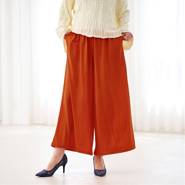 RANAN（ラナン）の「ひんやり！レディゆるシルエットワイドパンツ（ワイドパンツ・ガウチョ）」｜詳細画像