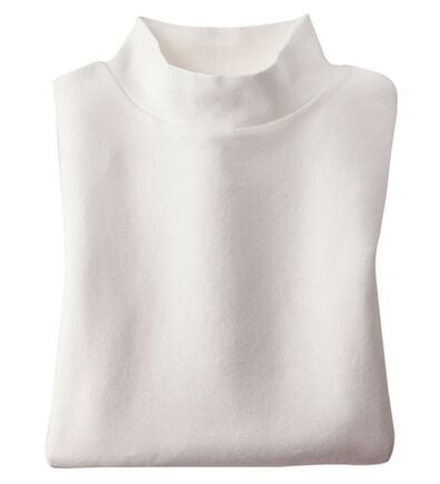 BELLUNA（ベルーナ）の「【選べる衿】肌に優しい綿１００％暖か発熱素材プルオーバー＜ベルホット　コットン＞（カットソー）」