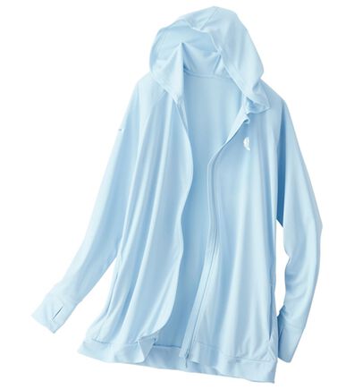 BELLUNA（ベルーナ）の「＜ＳＥＡ　ＢＲＥＥＺＥ＞ＵＶ対策！ひんやりラッシュガード（パーカー）」