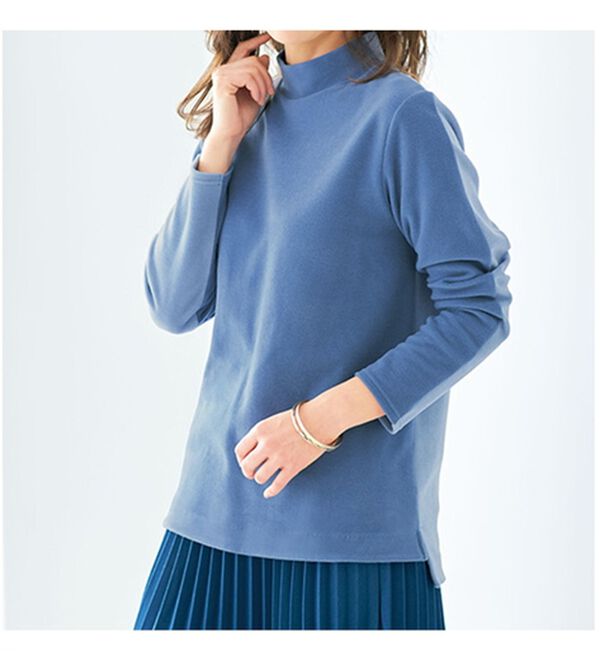 VINNO（ヴィノ）の「日本製＜ＭＩＰ＞コットン混配色プルオーバー（カットソー）」｜詳細画像