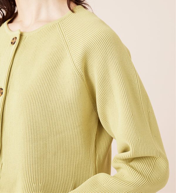 BELLUNA（ベルーナ）の「上品スポンディッシュニットペプラムカーディガン（ニットカーディガン）」｜詳細画像