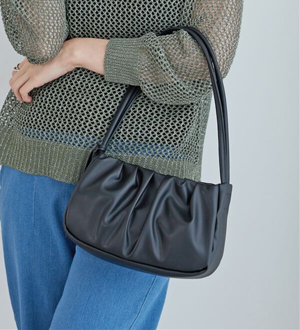 BELLUNA（ベルーナ）の「ギャザーデザインミニショルダーバッグ（その他バッグ）」｜詳細画像