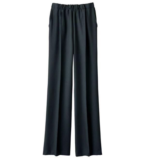 ルフラン（ルフラン）の「【３本組】日本製すっきり見えの上品フレアーパンツ（ワイドパンツ・ガウチョ）」｜詳細画像