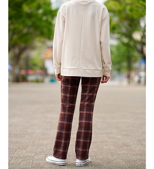 BELLUNA（ベルーナ）の「まるではく毛布！静電防止付裏ファーイージーパンツ（フルレングスパンツ）」｜詳細画像