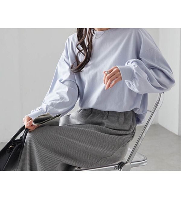 RANAN（ラナン）の「多機能ベーシックオーバーサイズ長袖Tシャツ（Tシャツ）」｜詳細画像