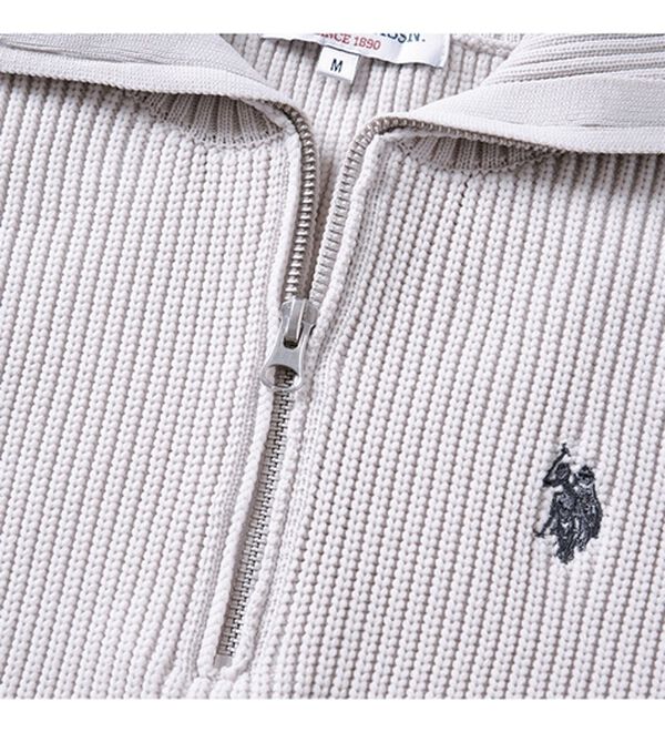 RANAN（ラナン）の「＜Ｕ．Ｓ．ＰＯＬＯ．ＡＳＳＮ＞ハーフジッププルオーバー（ニット・セーター）」｜詳細画像