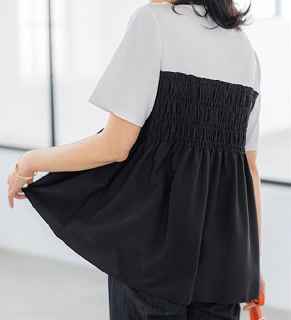 BELLUNA（ベルーナ）の「ビスチェ風ドッキングチュニック（チュニック）」｜詳細画像