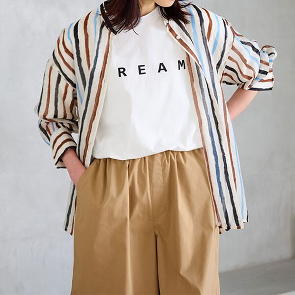 RANAN（ラナン）の「配色ストライプシャツ（シャツ）」｜詳細画像