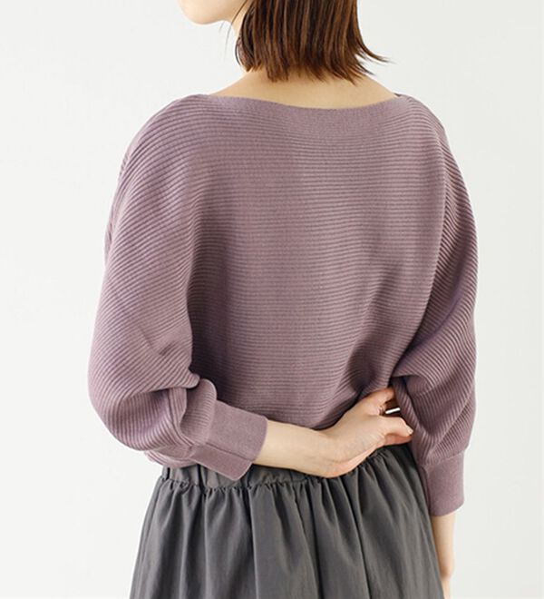 GeeRA（ジーラ）の「袖ボタン付ドルマンニットトップス（ニット・セーター）」｜詳細画像