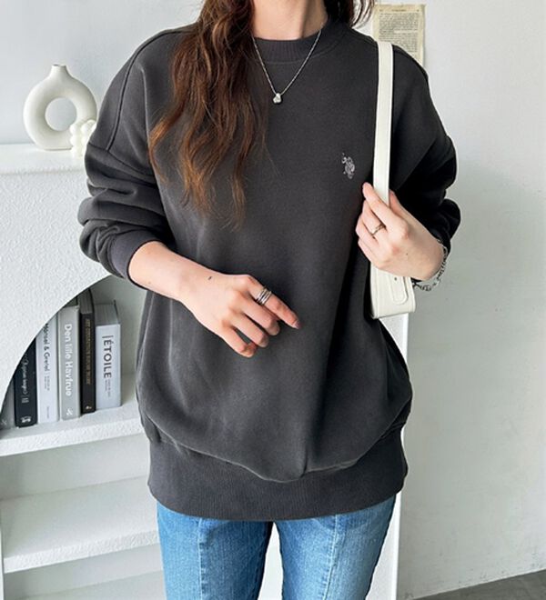 GeeRA（ジーラ）の「【U.S. POLO ASSN.】表ピーチ裏起毛スウェット（トレーナー・スウェット）」｜詳細画像