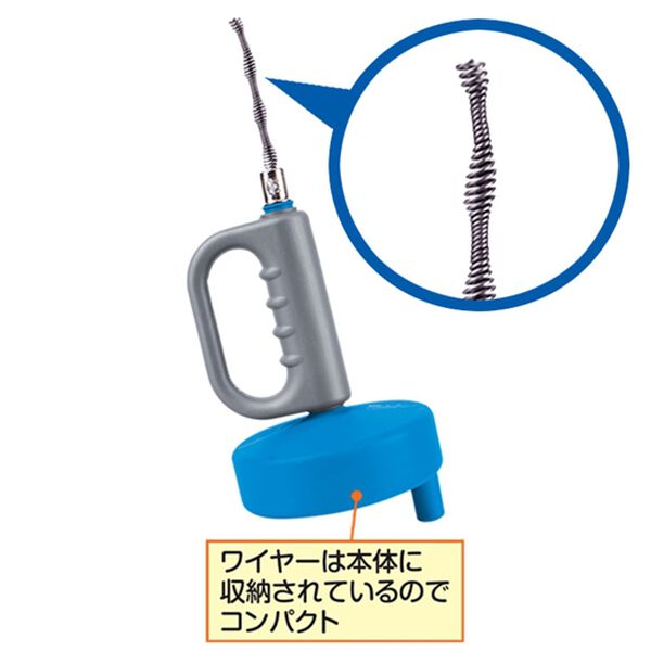 「ワイヤーパイプクリーナー（掃除用品）」｜詳細画像