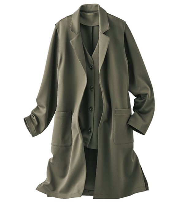 BELLUNA（ベルーナ）の「ロングベスト付ジャケットアンサンブル（その他ジャケット）」｜詳細画像