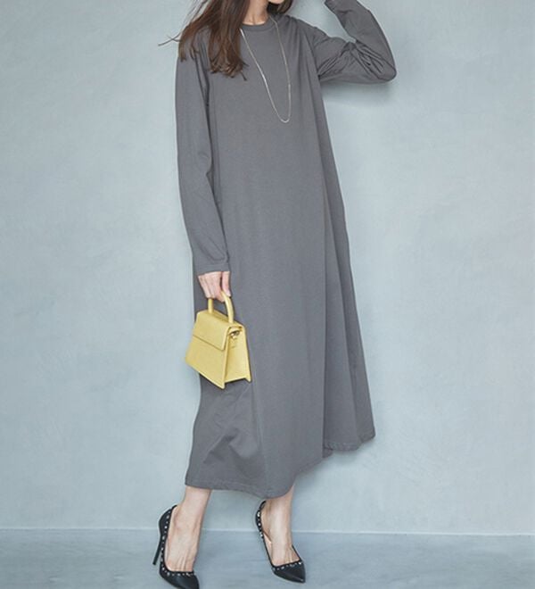 RANAN（ラナン）の「【選べる２丈】＜ＢＣ＞ポケット付マキシワンピース（その他ワンピース）」｜詳細画像