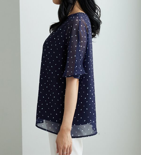 BELLUNA（ベルーナ）の「シフォン素材ドルマンデザインブラウス（ブラウス）」｜詳細画像