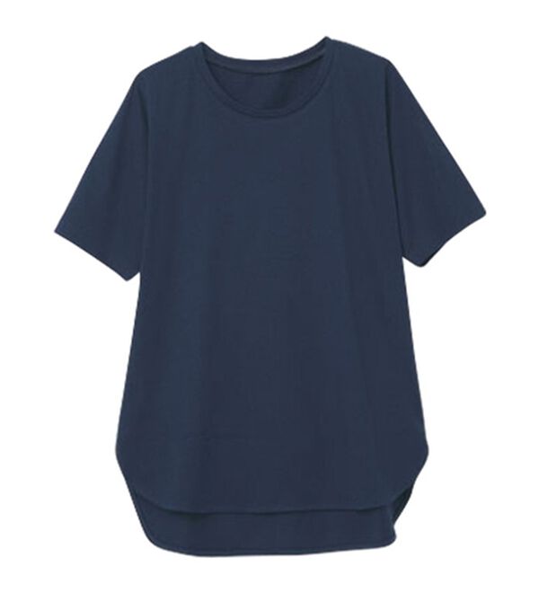 RANAN（ラナン）の「＜BC＞綿100％ひんやりラウンドヘムプルオーバー（カットソー）」｜詳細画像