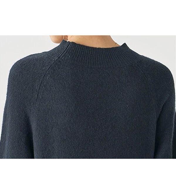 BELLUNA（ベルーナ）の「ニット切替プリントワンピース（ドッキングワンピース）」｜詳細画像