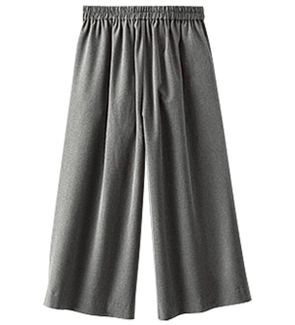 BELLUNA（ベルーナ）の「サマ見えプリーツデザインワイドパンツ（ワイドパンツ・ガウチョ）」｜詳細画像