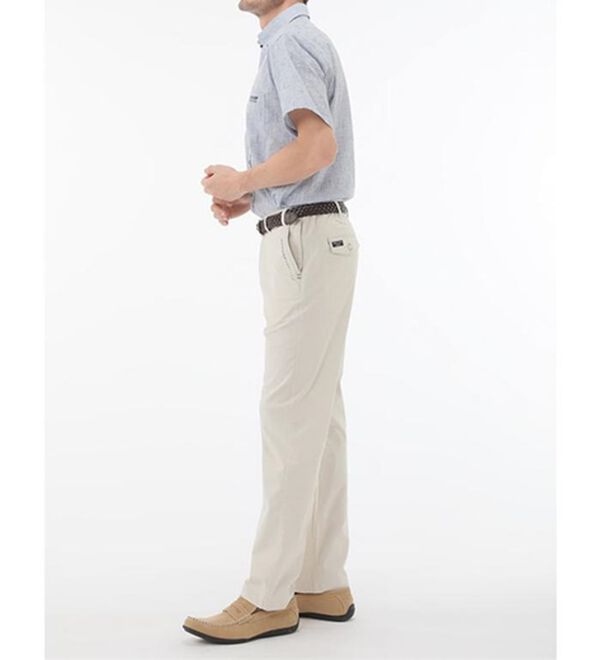 「＜ダンロップ・リファインド&times;コムルヴァン・オム＞７得アクティブチノパンツ（メンズフルレングスパンツ）」｜詳細画像