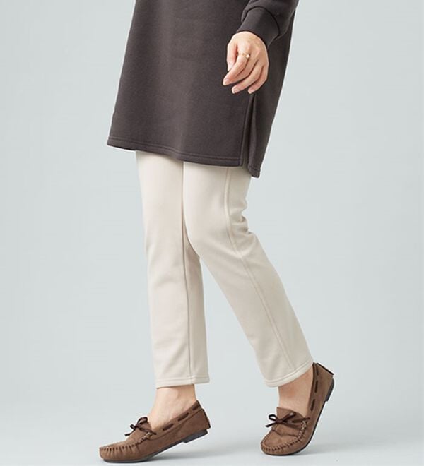 BELLUNA（ベルーナ）の「あったか裏起毛！ホカロンパンツ（フルレングスパンツ）」｜詳細画像