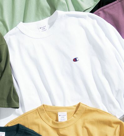「＜チャンピオン＞綿１００％リラックスフィット５分袖Ｔシャツ（メンズＴシャツ）」