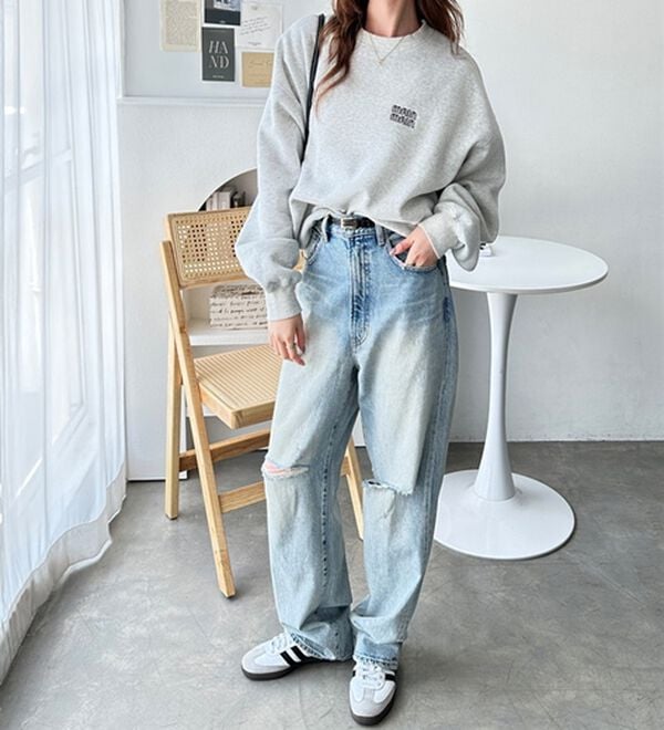 GeeRA（ジーラ）の「アソートデザイン裏起毛スウェット（トレーナー・スウェット）」｜詳細画像