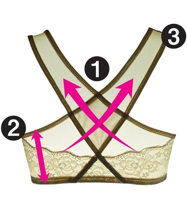 「【３色組】スキッと美姿勢ブラ（ブラジャー）」｜詳細画像