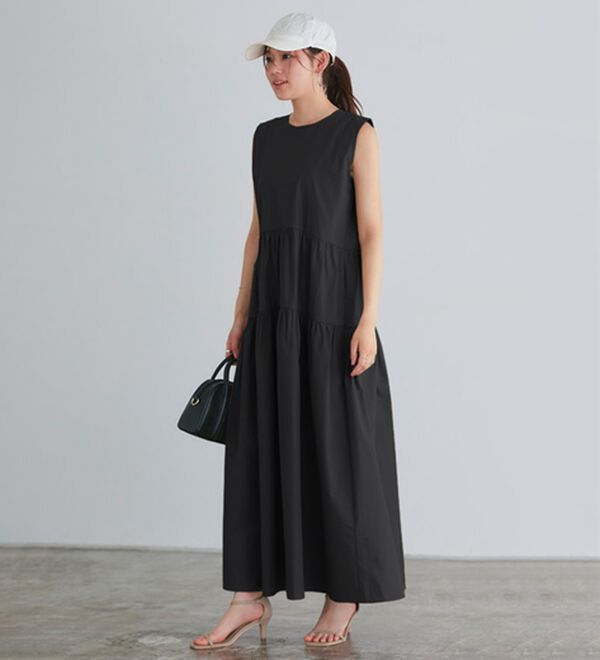 Pierrot（ピエロ）の「ラウンドティアードワンピース（カットソーワンピース）」｜詳細画像