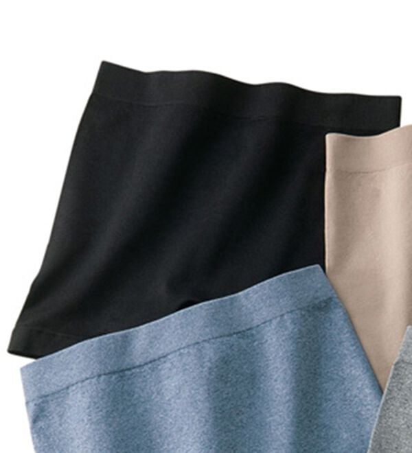 LAVIENNE（ラヴィエンヌ）の「成型１分丈ショーツ（ショーツ）」｜ブラック