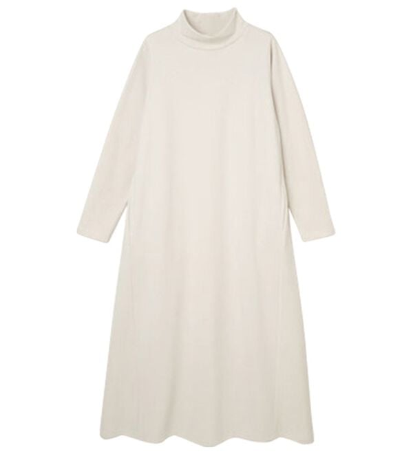 RANAN（ラナン）の「＜Ｂｅａｕｔｉｆｕｌ　Ｃｏｔｔｏｎ＞混　裏起毛！タートルネックワンピース（その他ワンピース）」｜詳細画像