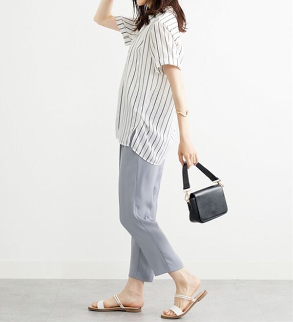 BELLUNA（ベルーナ）の「〈オフィス対応〉テーパードパンツ（テーパードパンツ）」｜詳細画像