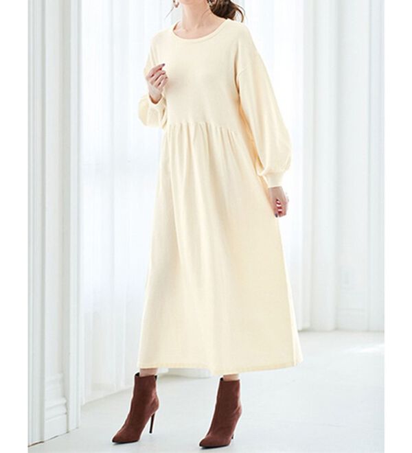 RANAN（ラナン）の「＜４つの機能付＞フレアーニットワンピース（ニットワンピース）」｜詳細画像