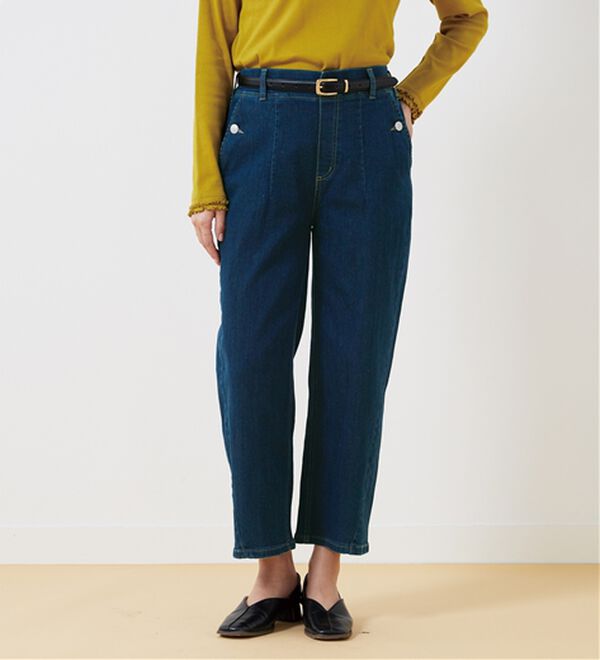 BELLUNA（ベルーナ）の「バルーンシルエットデニムパンツ（ワイドパンツ・ガウチョ）」｜詳細画像