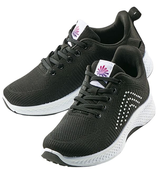 BELLUNA（ベルーナ）の「【チラシ掲載】手を使わずに履けるニットスニーカー（スニーカー）」｜詳細画像