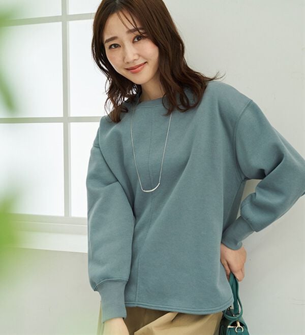 BELLUNA（ベルーナ）の「あったかキレイ！大人のこだわりトレーナー（トレーナー・スウェット）」｜詳細画像