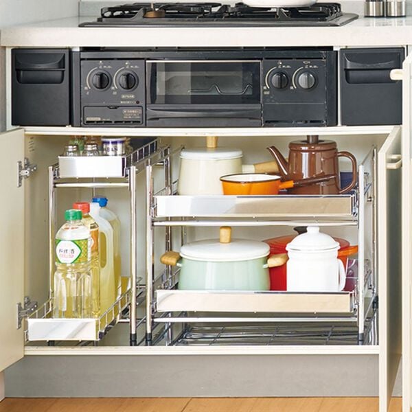 「シンク下引出し収納ラック（シンク下収納）」｜1