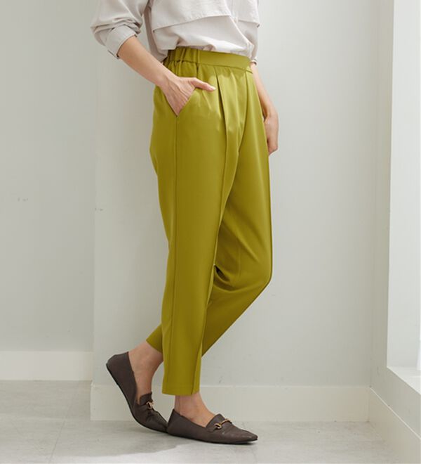 BELLUNA（ベルーナ）の「ダブルクロスタックテーパードパンツ（テーパードパンツ）」｜詳細画像