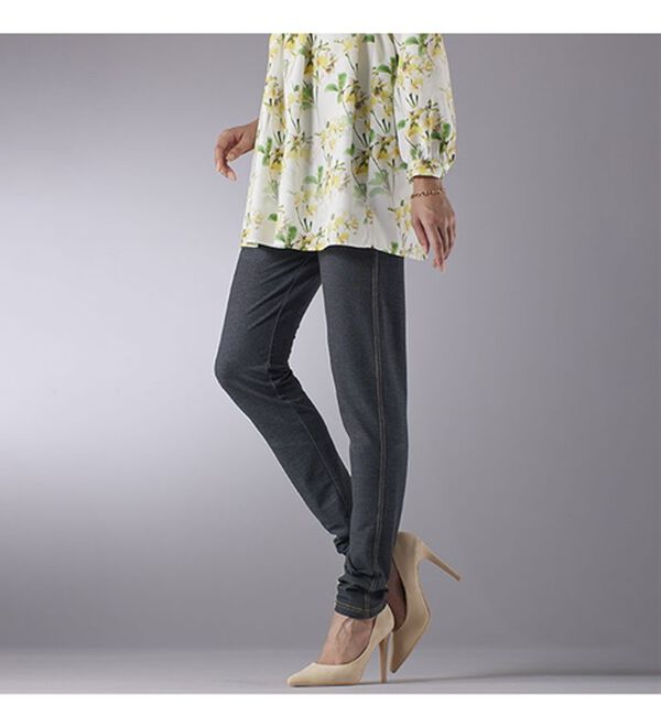 BELLUNA（ベルーナ）の「デニム調レギンス（スパッツ・レギンス）」｜詳細画像