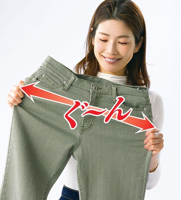 ルフラン（ルフラン）の「「垢抜け」カラーデニム（フルレングスパンツ）」｜詳細画像