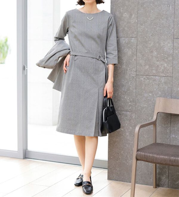 GeeRA（ジーラ）の「洗える！ストレッチカセットスーツ（その他ワンピース）」｜詳細画像