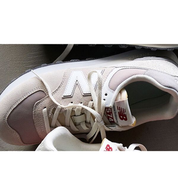 RANAN（ラナン）の「Ｕ５７４スニーカー＜ｎｅｗｂａｌａｎｃｅ・スエード・メッシュ＞（スニーカー）」｜ライトグレー