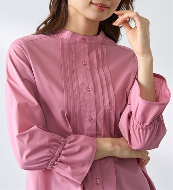 BELLUNA（ベルーナ）の「綿混素材春色ブラウス（ブラウス）」｜詳細画像