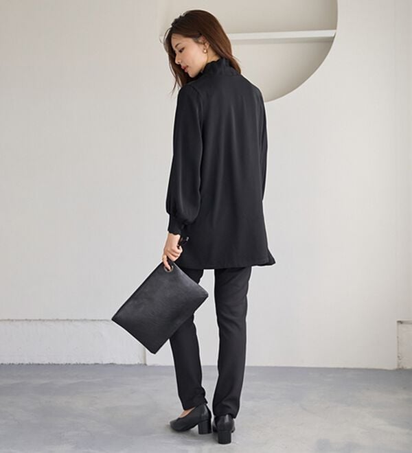 BELLUNA（ベルーナ）の「リブニット使いチュニック（チュニック）」｜詳細画像